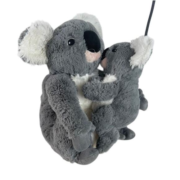 Ikea Koala With Baby SOTAST Stuffed Animal Doll Toy Children's Grey Plush 14" - Picture 1 of 9